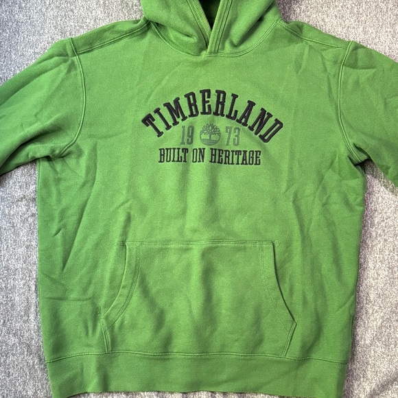 Timberland Heritage Green Hoodie Men’s L - Picture 2 of 9